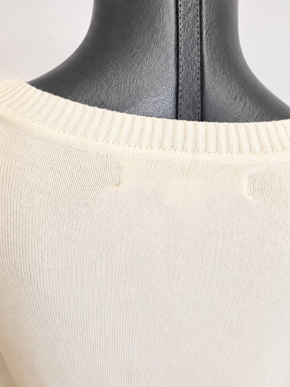 Forever 21 Ivory Floral Lace Front Long Sleeve Sweater Top Size S - Picture 6 of 7